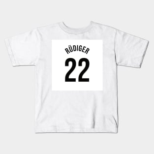 Rudiger 22 Home Kit - 22/23 Season Kids T-Shirt